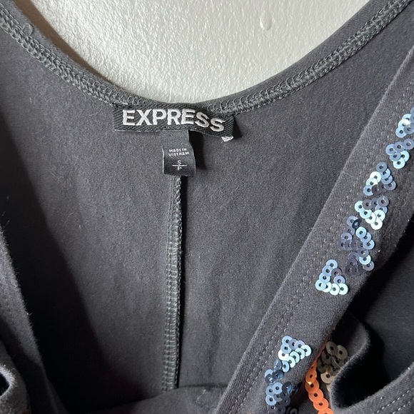Express‎ Sequin Tank Dress - Gray Size Small - Picture 3 of 5